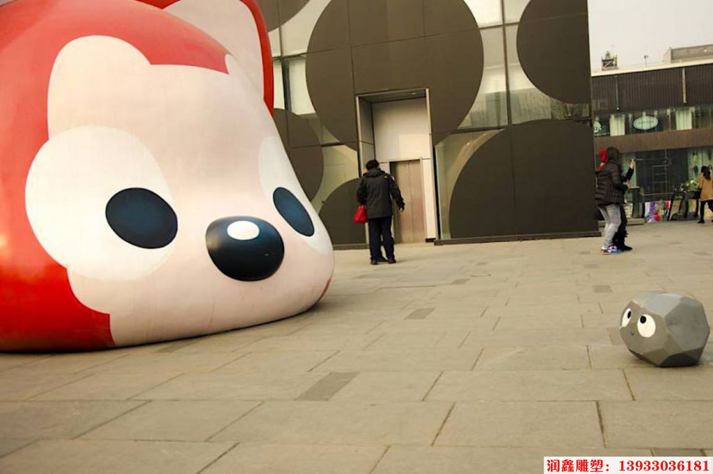 阿貍玻璃鋼卡通雕塑廠家 卡通雕塑公司