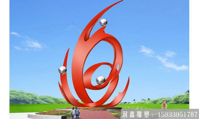 校園不銹鋼雕塑設(shè)計(jì)，景觀(guān)雕塑定制